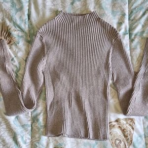 Tan cropped sweater